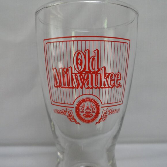 Vintage, Old Milwaukee bar draft beer glass - Picture 7 of 9